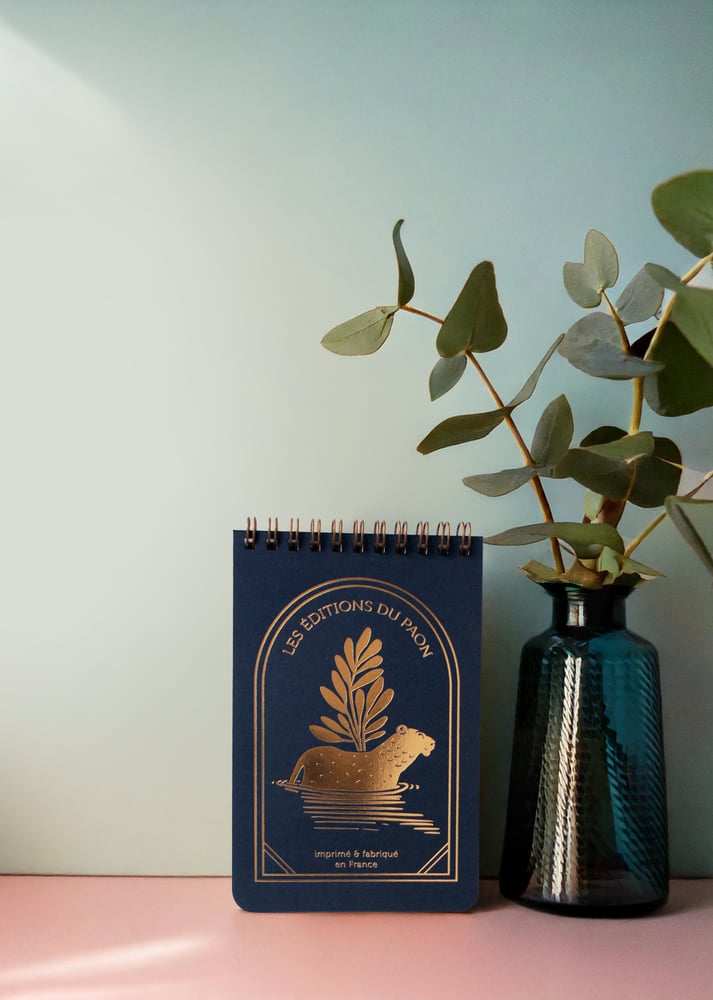 Image of PETIT BLOC JUNGLE bleu marine