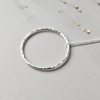 Sterling Silver open circle necklace - Nova