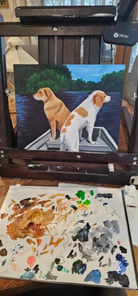 Image 3 of Custom Pet Portrait Acrylic Painting