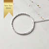 Sterling Silver open circle necklace - Nova