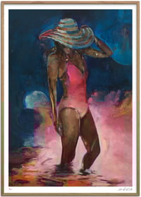 Image 1 of Artprint / Giclée / Kunsttryk / "Et øjeblik X"