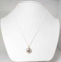 Image 2 of SILVER MYSTIC PEBBLE PENDANT WITH GEMSTONE
