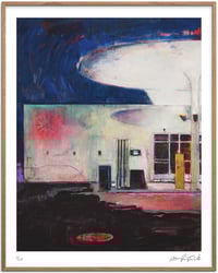 Image 1 of Artprint / Giclée / Kunsttryk / "Benzinstationen"