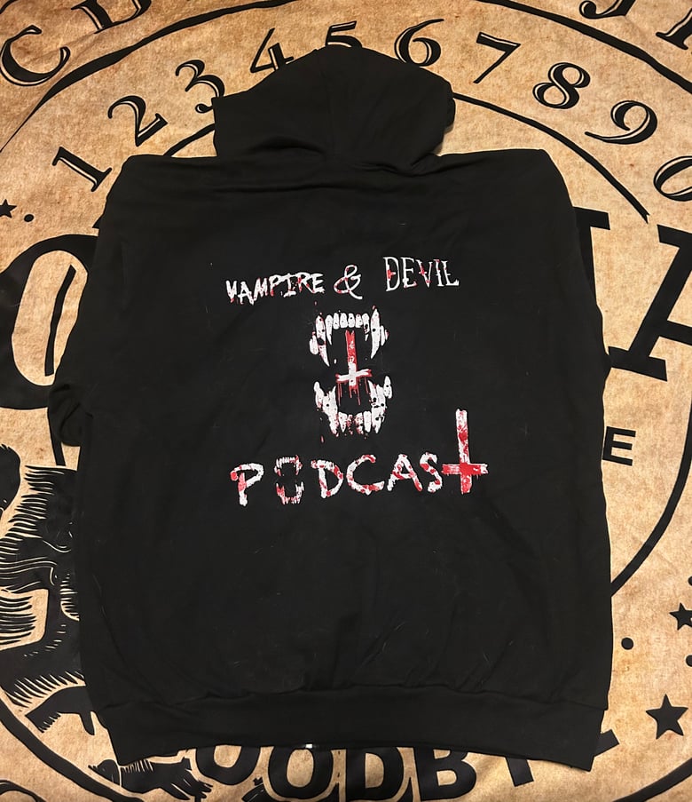 Image of Vampire & Devil Zip Up Hoodie