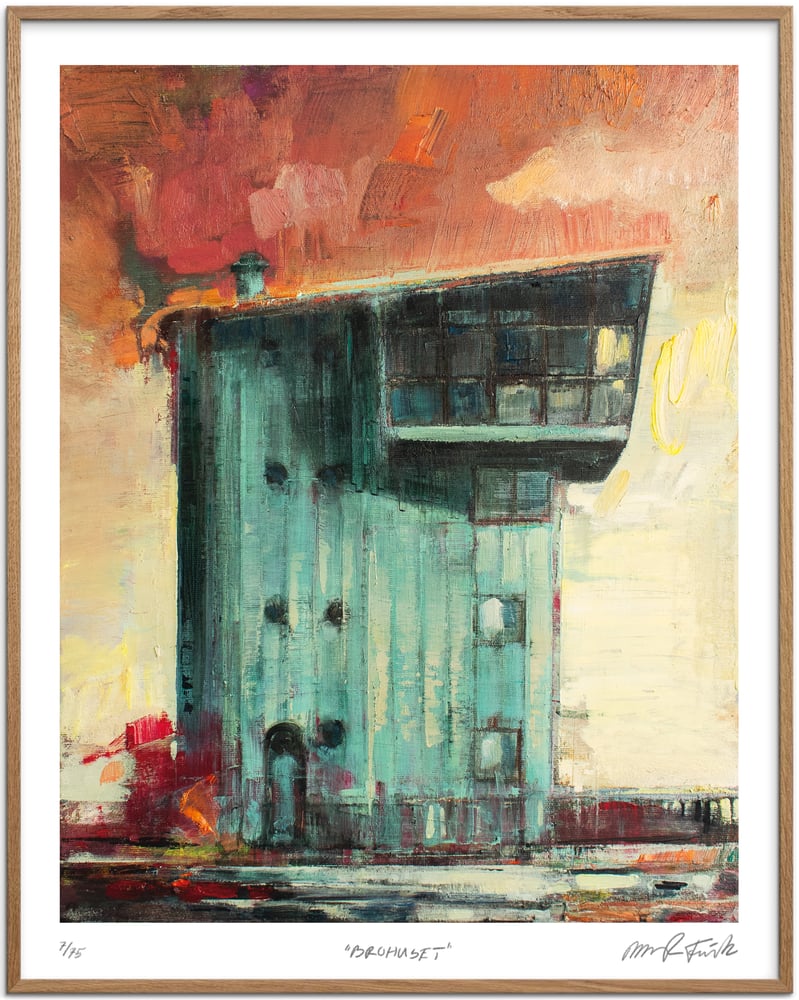 Image of Artprint / Giclée / Kunsttryk / "Brohuset"