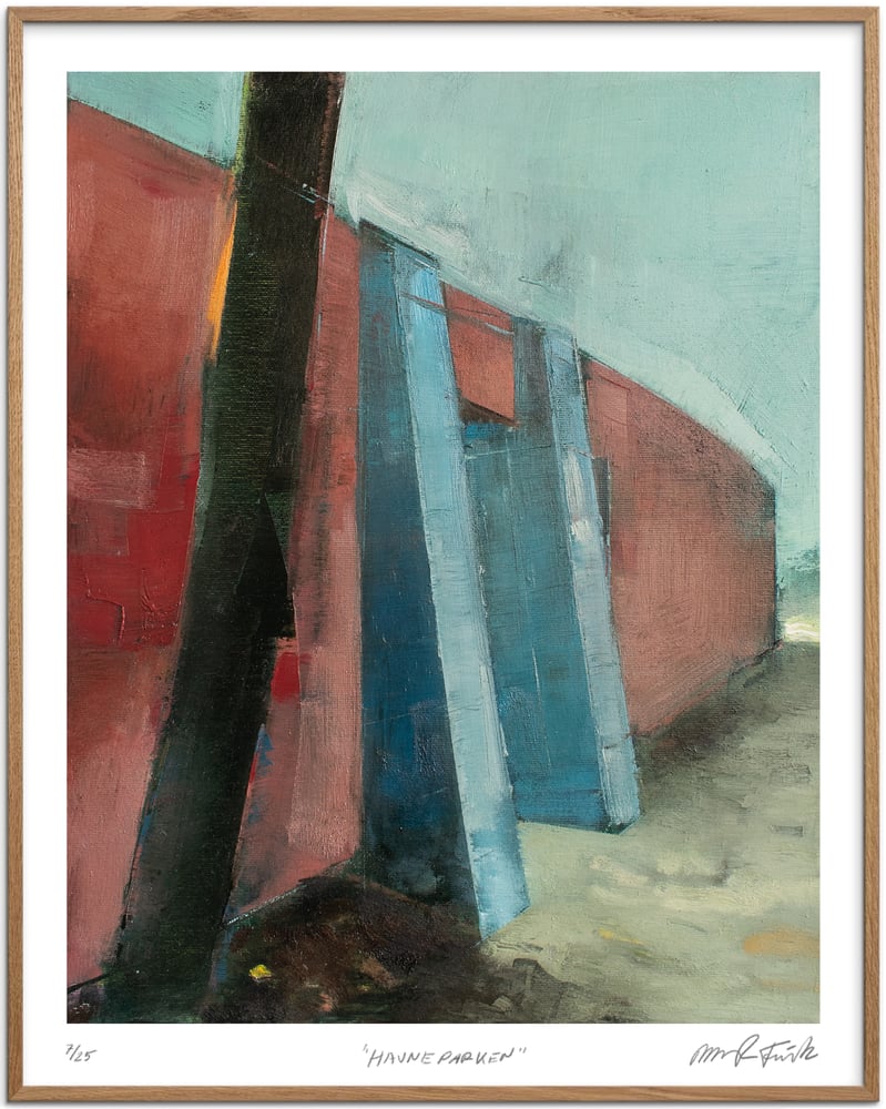Image of Artprint / Giclée / Kunsttryk / "Havneparken"
