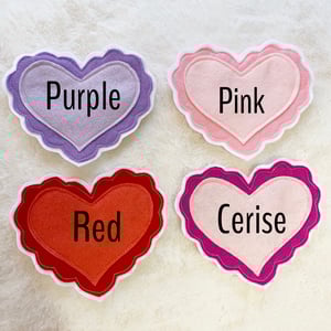 Image of Custom Personalised Scalloped Heart Bookband