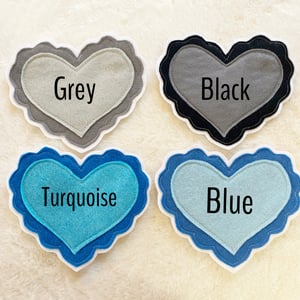 Image of Custom Personalised Scalloped Heart Bookband