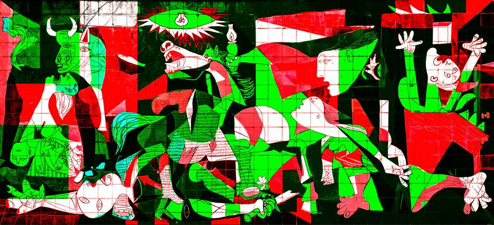 Image of Plumb Pudding / Guernica - Giant Postcard Editions