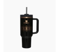 Image 1 of Stanley™️ Deco Collection Quencher “Black Gloss Deco” | 40 Oz.