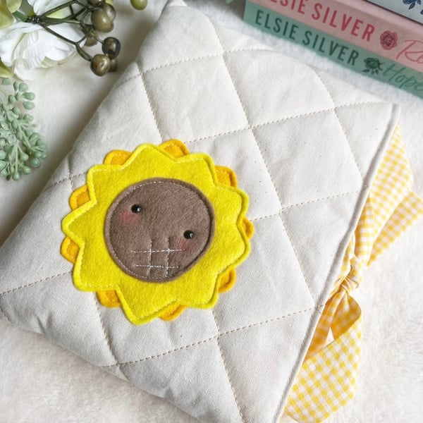 Image of Book sleeve- sunflower