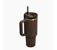 Image 2 of The Chocolate Gold Quencher H2.0 FlowState™️ Tumbler | 40 Oz.