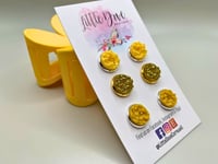 Image 2 of Endometriosis Awareness Druzy Earrings