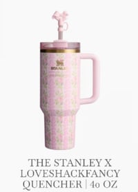 Image 3 of Stanley™️ X LoveShackFancy Quencher “Blooming Heirloom” | 40 Oz.