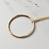 14k Gold filled open circle necklace - Nova