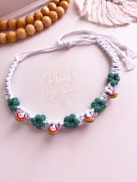 RTS Lucky Boho Babe Stevie Headband- White-Green-Mint