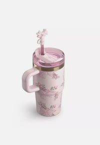 Image 2 of Stanley™️ X LoveShackFancy Quencher “Ribbon Rosa” | 14 Oz.