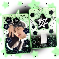 Image 1 of 127 Shooting Star Dark Version Acrylic Photocard Holder