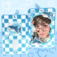 Image 1 of Shark Plush Acrylic Photocard Holder