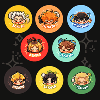 Image 1 of ★ HAIKYUU BUTTON PINS ★