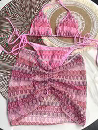 Image 5 of Midnight Waves Mesh Bikini Set