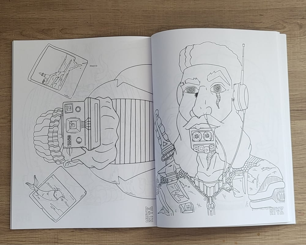 Image of Myke Ryte Customs Coloring Book