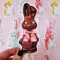 Image 1 of Chocolate bunny sticker 