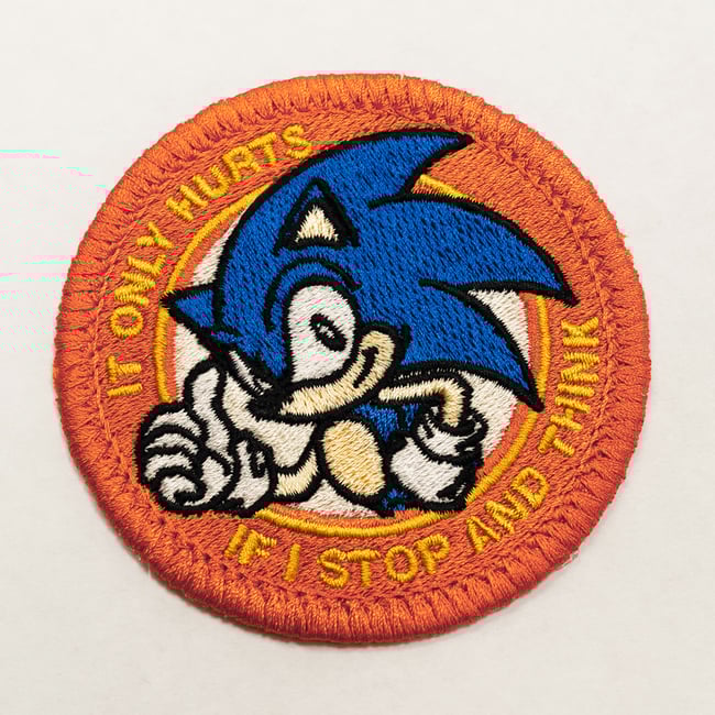 IT ONLY HURTS IF I STOP AND THINK