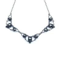 Image 1 of READY TO SHIP: Renfield necklace in sterling silver (mutual aid fundraiser/one of a kind)