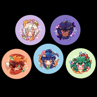  ★ D.GRAY-MAN BUTTON PINS ★