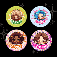 Image 1 of  ARCANE BUTTON PINS ★