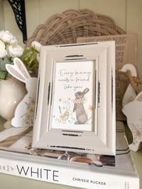 Bunny Print in Frame