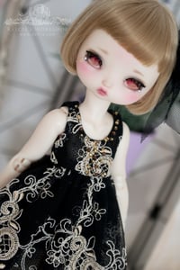 Image 3 of LIMITED - black lace dress set for Dodollsdream Teacup girls