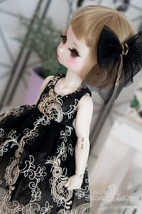 Image 4 of LIMITED - black lace dress set for Dodollsdream Teacup girls