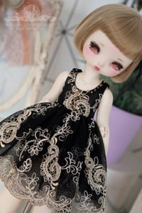 Image 5 of LIMITED - black lace dress set for Dodollsdream Teacup girls