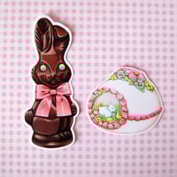 Image 3 of Vintage panoramic sugar egg sticker 