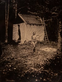 Sofia, shed and shovel