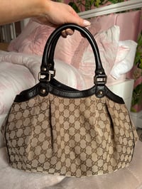 Image 5 of Gucci GG Canvas Sukey Black Bag