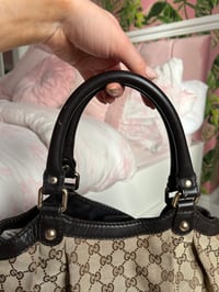 Image 7 of Gucci GG Canvas Sukey Black Bag