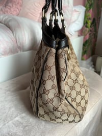 Image 8 of Gucci GG Canvas Sukey Black Bag
