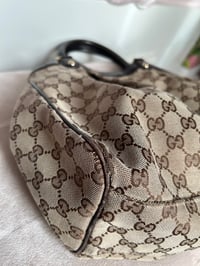 Image 13 of Gucci GG Canvas Sukey Black Bag