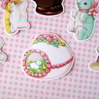 Image 2 of Vintage panoramic sugar egg sticker 