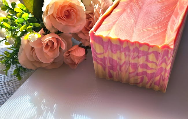 Honeysuckle Peach Natural Bar Soap