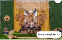 Image 1 of Traditional wedding stage designs 