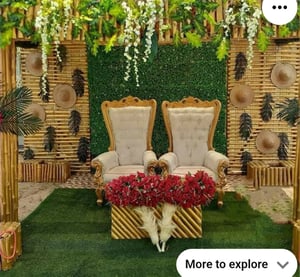 Image of Traditional wedding  similar stage designs 