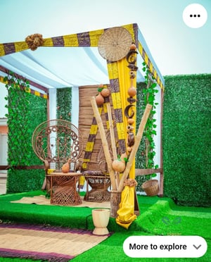 Image of Traditional wedding  similar stage designs 