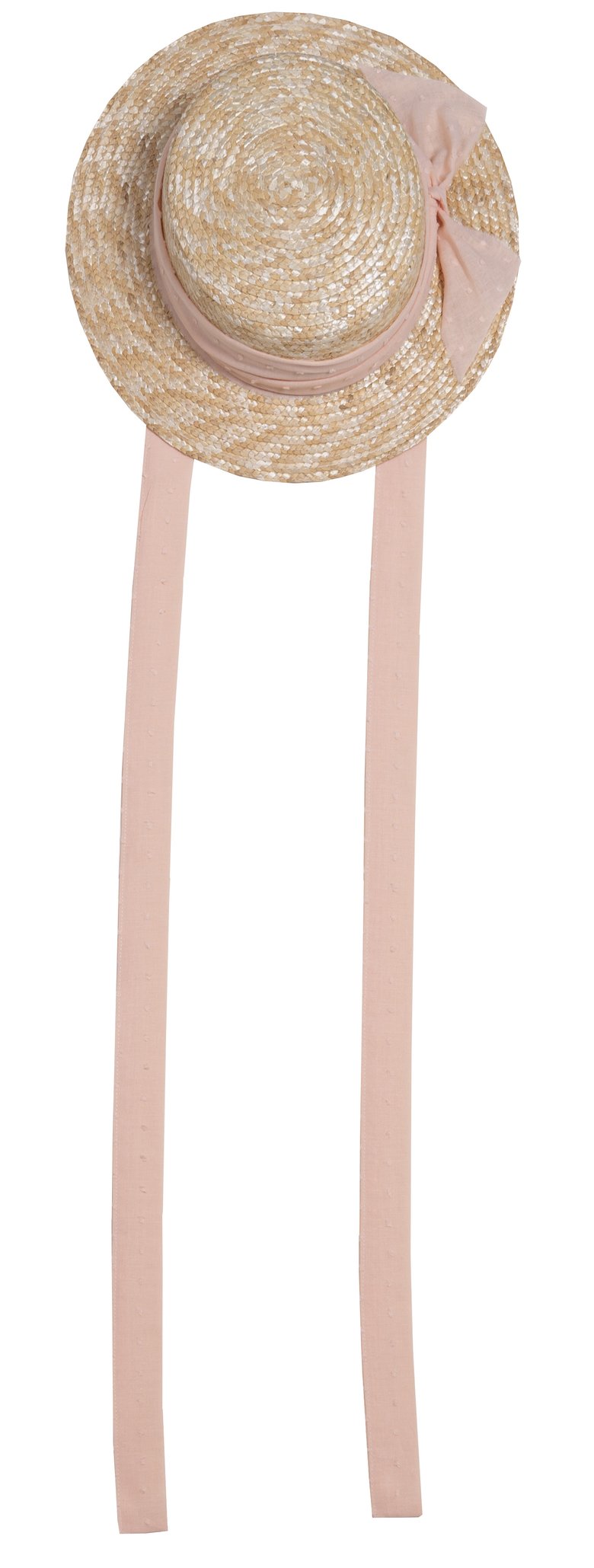 Image of THE CLASSIC CANOTIER HAT rose