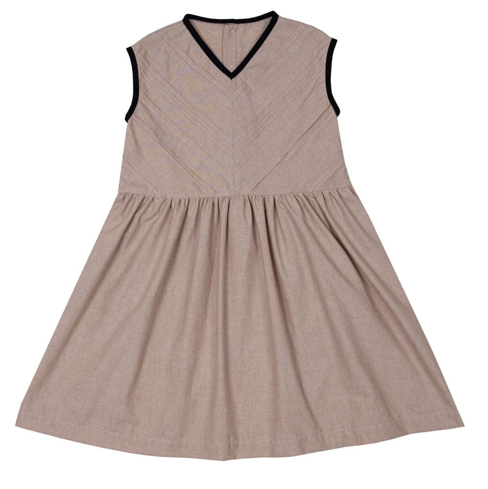 Image of DRESS PAULA sepia