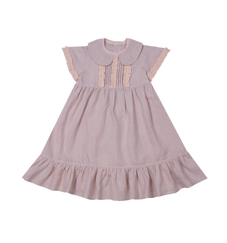 Image of linen DRESS EMILIA rose