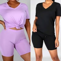 Image 1 of Chill Set #9 Plus Sizes Black 